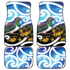 Kekeru New Zealand Matariki Car Mats Kukupa Kowhai Maori New Year Blue Version