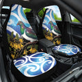 Kekeru New Zealand Matariki Car Seat Cover Kukupa Kowhai Maori New Year Blue Version