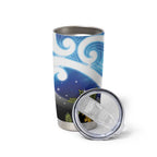 Kekeru New Zealand Matariki Tumbler Cup Kukupa Kowhai Maori New Year Blue Version