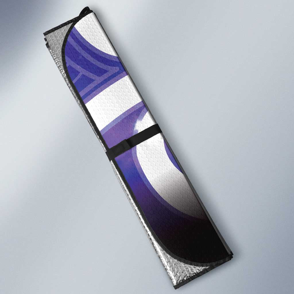 Kekeru New Zealand Matariki Auto Sun Shade Kukupa Kowhai Maori New Year Purple Version