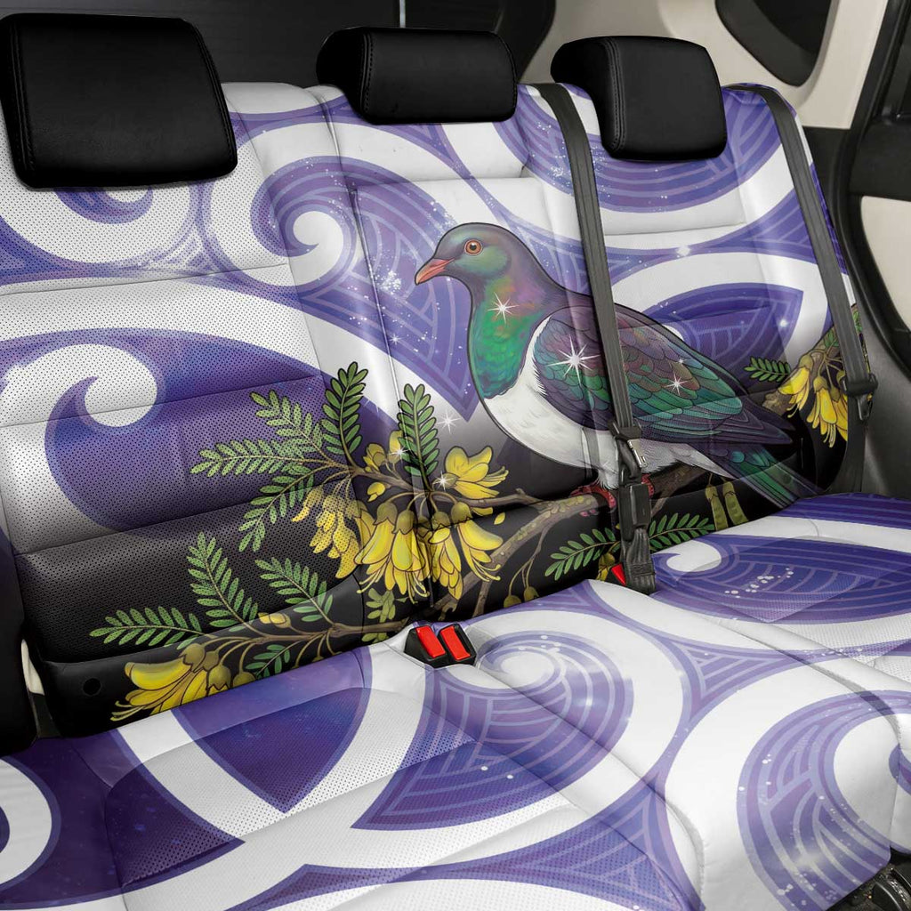 Kekeru New Zealand Matariki Back Car Seat Cover Kukupa Kowhai Maori New Year Purple Version