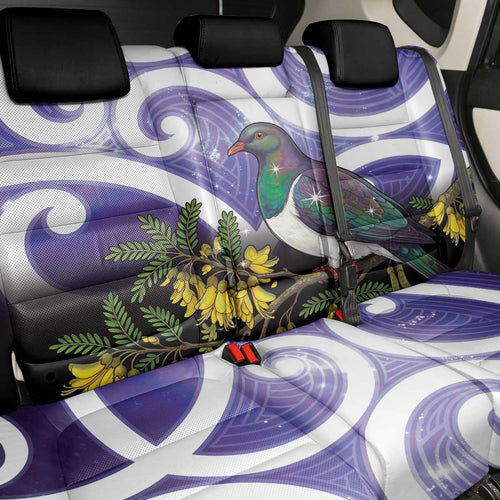 Kekeru New Zealand Matariki Back Car Seat Cover Kukupa Kowhai Maori New Year Purple Version