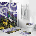 Kekeru New Zealand Matariki Bathroom Set Kukupa Kowhai Maori New Year Purple Version