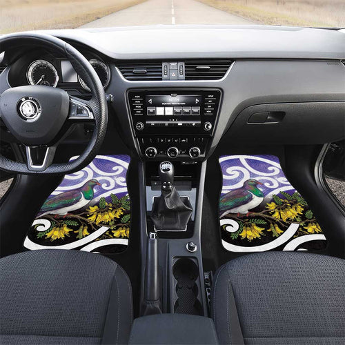Kekeru New Zealand Matariki Car Mats Kukupa Kowhai Maori New Year Purple Version