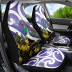 Kekeru New Zealand Matariki Car Seat Cover Kukupa Kowhai Maori New Year Purple Version