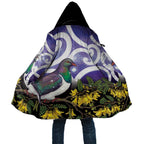Kekeru New Zealand Matariki Cloak Kukupa Kowhai Maori New Year Purple Version