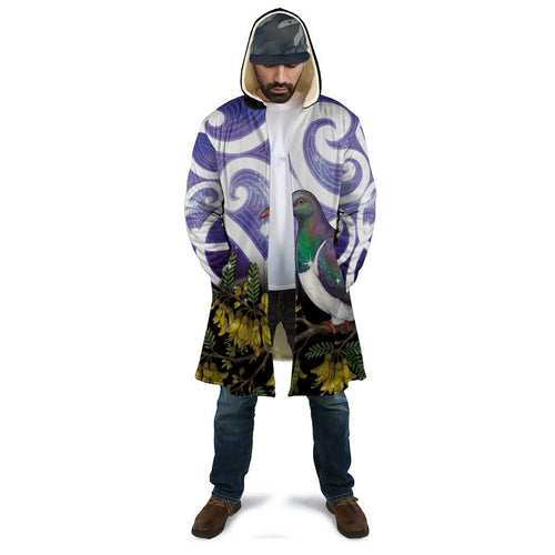 Kekeru New Zealand Matariki Cloak Kukupa Kowhai Maori New Year Purple Version