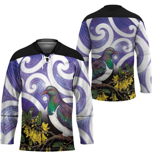 Kekeru New Zealand Matariki Hockey Jersey Kukupa Kowhai Maori New Year Purple Version