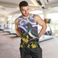Kekeru New Zealand Matariki Men Tank Top Kukupa Kowhai Maori New Year Purple Version
