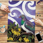 Kekeru New Zealand Matariki Puzzle Kukupa Kowhai Maori New Year Purple Version