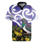 Kekeru New Zealand Matariki Rugby Jersey Kukupa Kowhai Maori New Year Purple Version