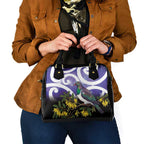 Kekeru New Zealand Matariki Shoulder Handbag Kukupa Kowhai Maori New Year Purple Version
