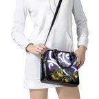 Kekeru New Zealand Matariki Shoulder Handbag Kukupa Kowhai Maori New Year Purple Version