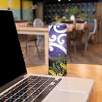 Kekeru New Zealand Matariki Skinny Tumbler Kukupa Kowhai Maori New Year Purple Version
