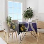 Kekeru New Zealand Matariki Tablecloth Kukupa Kowhai Maori New Year Purple Version