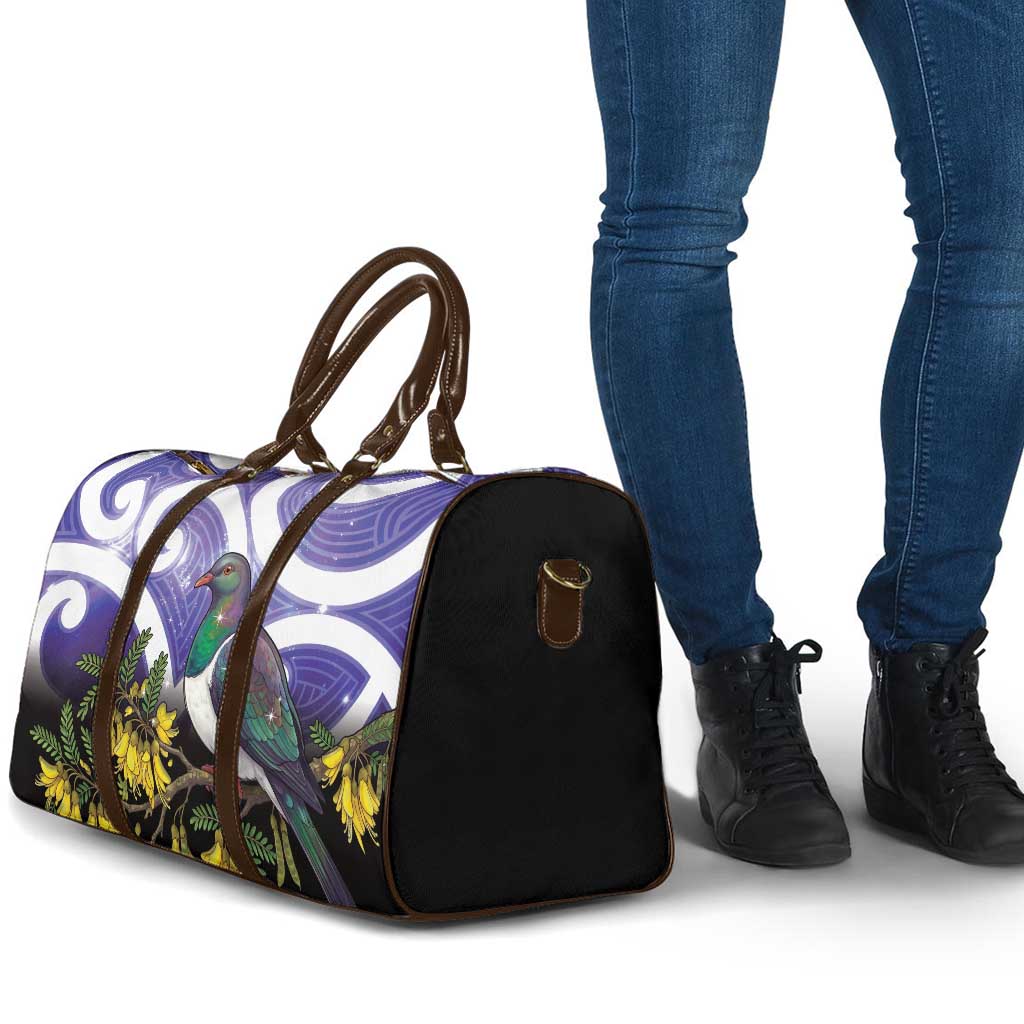 Kekeru New Zealand Matariki Travel Bag Kukupa Kowhai Maori New Year Purple Version