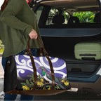 Kekeru New Zealand Matariki Travel Bag Kukupa Kowhai Maori New Year Purple Version