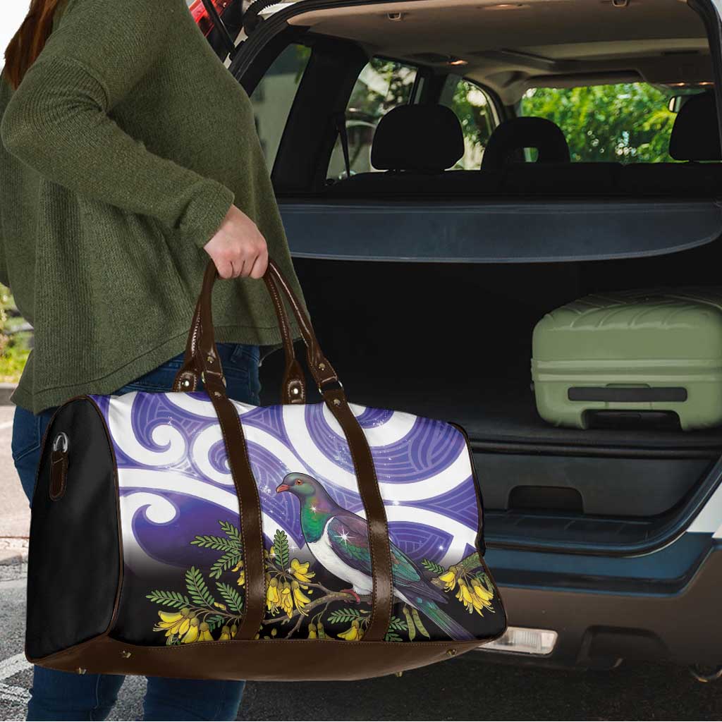 Kekeru New Zealand Matariki Travel Bag Kukupa Kowhai Maori New Year Purple Version