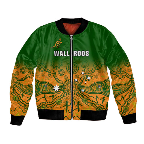 personalised-australia-rugby-bomber-jacket-go-wallaroos-pacific-indigenous-version-2023