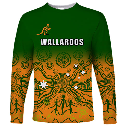 personalised-australia-rugby-long-sleeve-shirt-go-wallaroos-pacific-indigenous-version-2023