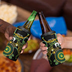 Matildas NAIDOC Week 4 in 1 Can Cooler Tumbler Australia Kangaroo Keep The Fire Burning - Black