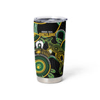 Matildas NAIDOC Week Tumbler Cup Australia Kangaroo Keep The Fire Burning - Black