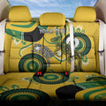 Custom Matildas NAIDOC Week Back Car Seat Cover Australia Kangaroo Keep The Fire Burning - Yellow