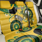 Custom Matildas NAIDOC Week Back Car Seat Cover Australia Kangaroo Keep The Fire Burning - Yellow