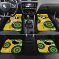 Custom Matildas NAIDOC Week Car Mats Australia Kangaroo Keep The Fire Burning - Yellow