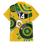Custom Matildas NAIDOC Week Hawaiian Shirt Australia Kangaroo Keep The Fire Burning - Yellow