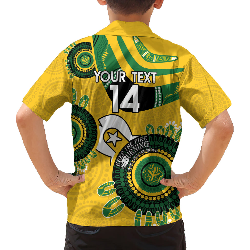 Custom Matildas NAIDOC Week Hawaiian Shirt Australia Kangaroo Keep The Fire Burning - Yellow