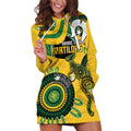 Custom Matildas NAIDOC Week Hoodie Dress Australia Kangaroo Keep The Fire Burning - Yellow