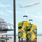Custom Matildas NAIDOC Week Luggage Cover Australia Kangaroo Keep The Fire Burning - Yellow