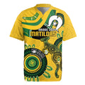 Custom Matildas NAIDOC Week Rugby Jersey Australia Kangaroo Keep The Fire Burning - Yellow