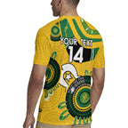 Custom Matildas NAIDOC Week Rugby Jersey Australia Kangaroo Keep The Fire Burning - Yellow