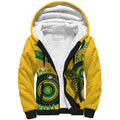 Custom Matildas NAIDOC Week Sherpa Hoodie Australia Kangaroo Keep The Fire Burning - Yellow
