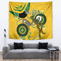 Custom Matildas NAIDOC Week Tapestry Australia Kangaroo Keep The Fire Burning - Yellow
