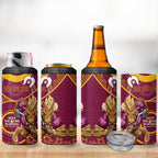 NRL Broncos NAIDOC Week 4 in 1 Can Cooler Tumbler Keep The Fire Burning Indigenous Art