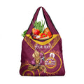 Custom NRL Broncos NAIDOC Week Grocery Bag Keep The Fire Burning Indigenous Art