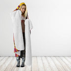 Custom NRL Broncos NAIDOC Week Hooded Blanket Keep The Fire Burning Indigenous Art