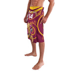 Custom NRL Broncos NAIDOC Week Lavalava Keep The Fire Burning Indigenous Art
