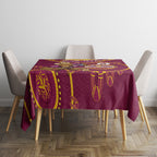 Custom NRL Broncos NAIDOC Week Tablecloth Keep The Fire Burning Indigenous Art