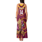 Custom NRL Broncos NAIDOC Week Tank Maxi Dress Keep The Fire Burning Indigenous Art