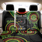 Custom NRL Panthers NAIDOC Week Back Car Seat Cover Keep The Fire Burning Indigenous Art