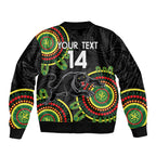 Custom NRL Panthers NAIDOC Week Bomber Jacket Keep The Fire Burning Indigenous Art