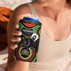 NRL Panthers NAIDOC Week 4 in 1 Can Cooler Tumbler Keep The Fire Burning Indigenous Art