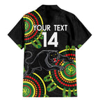 Custom NRL Panthers NAIDOC Week Family Matching Mermaid Dress and Hawaiian Shirt Keep The Fire Burning Indigenous Art