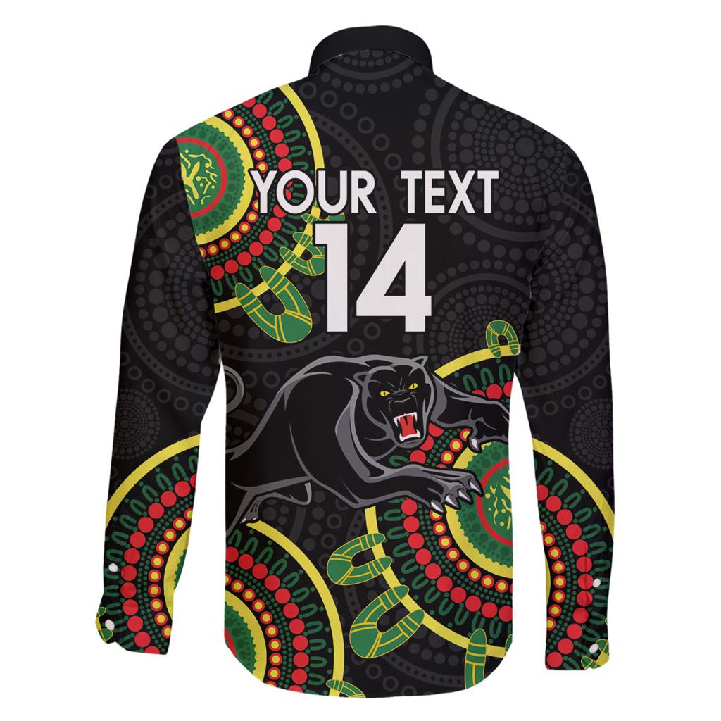 Custom NRL Panthers NAIDOC Week Family Matching Tank Maxi Dress and Hawaiian Shirt Keep The Fire Burning Indigenous Art