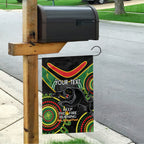Custom NRL Panthers NAIDOC Week Garden Flag Keep The Fire Burning Indigenous Art