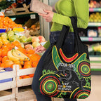 Custom NRL Panthers NAIDOC Week Grocery Bag Keep The Fire Burning Indigenous Art